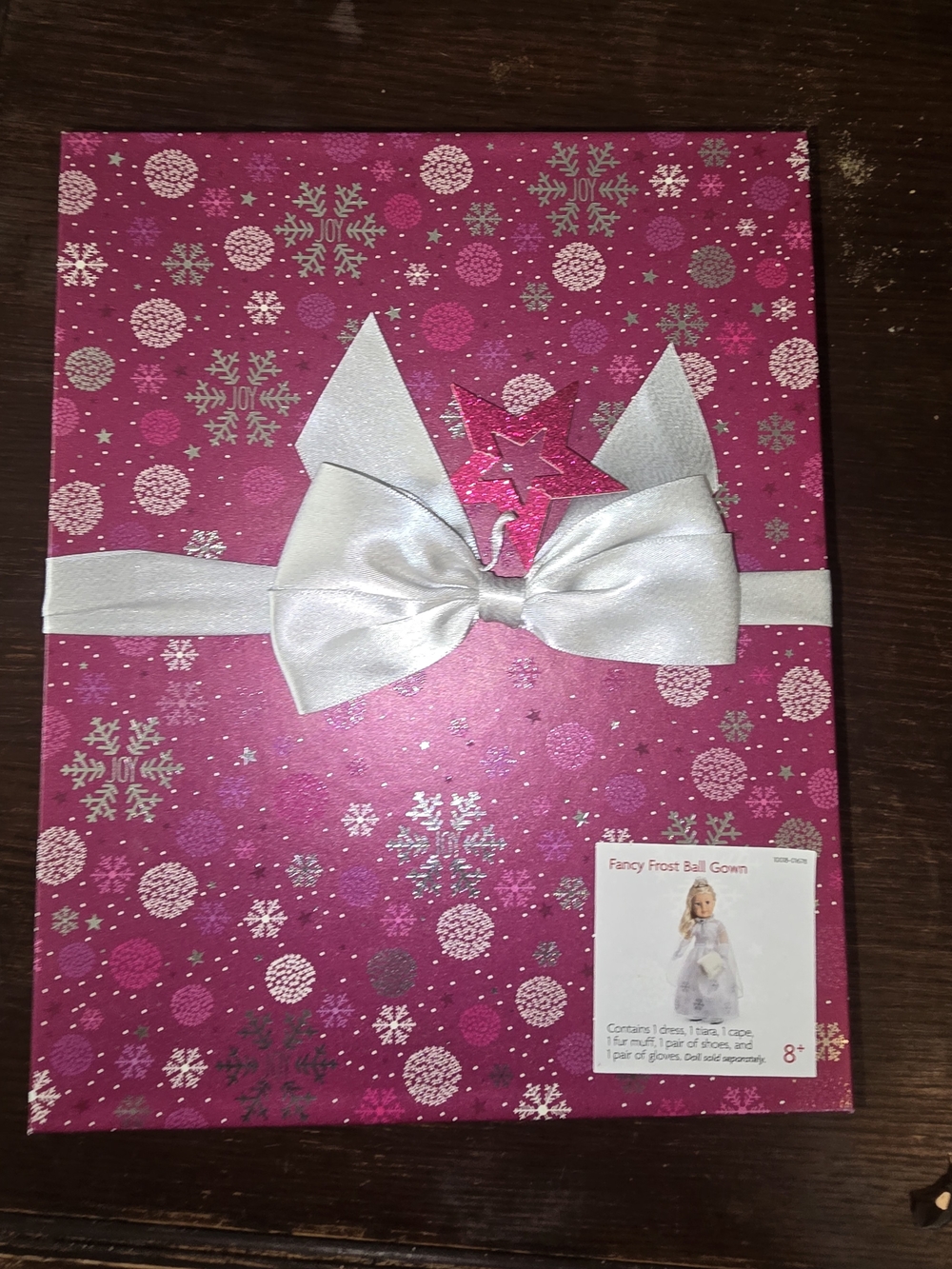 American Girl Store Exclusive Truly Me Holiday Outfit Fancy Frost Ball Gown